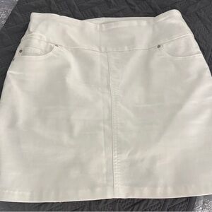 Stylish Cream Mini Skirt